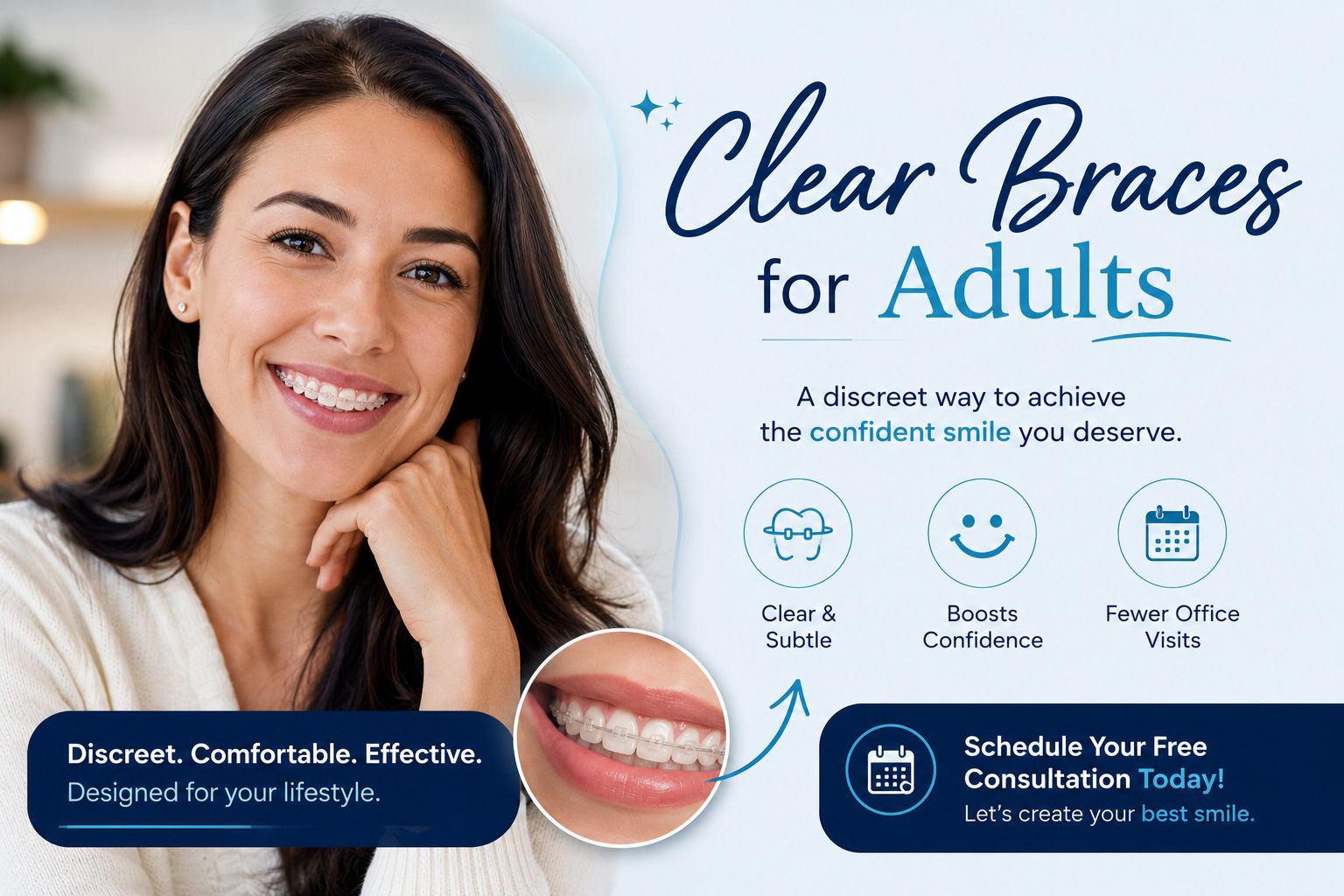 Clear Braces for Adults: Cost, Benefits, and What to Expect